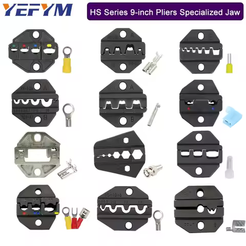 1pcs HS Crimping Pliers Jaw For 230mm/9inch Pliers Plug Spring And Crimping Cap terminals HS-03BC/40