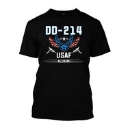NWT DD-214 US Air Force Alumni T-Shirt - Proud USAF Design with US Flag - Made in USA