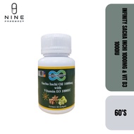 Infinity Sacha Inchi Oil 1000mg with Vitamin D3 1000IU (60 softgels)
