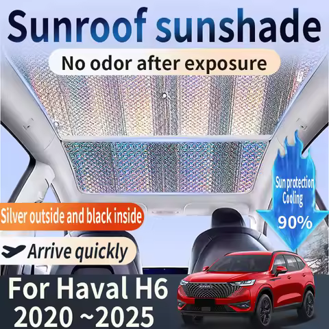 Auto Part For Haval H6 2020 2021 2022 2023 2024 2025 MK3 Car Sunroof Sunshade Heat Insulation Sun Pr