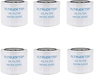 FLTRUCKTOP 6PCS HH164-32430 Oil Filter Compatible with Kubota L M KH KX RTV Seris Models L2800 L2850