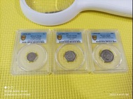 福建官局造 5c/10c/20c 3枚 PCGS VF30