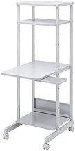 ESCO EA954HC-411A Computer Desk, 19.7 x 27.6 x 55.1 inches (500 x 700 x 1400 mm)