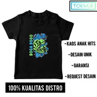 Channa Snakehead fish Boys' T-shirt Boga bogo Snakehead fish the Predator Short Sleeve Distro Tokmur