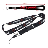 CUSCO Cellphone Lanyard JDM Racing Car Keychain Exhibitor Pass Work ID Holder Mobile Neck Strap Quic