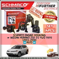 Nissan Murano Z50 3.5 ( 4WD AWD 4X4 ) (2003-2008) ( AUTO ) SCHMACO ENGINE MOUNTING SET