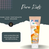 PURE Kids Toothpaste Orange Flavor Baby Toothpaste/ PURE Kids 50 grams