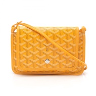 [Pre-owned] GOYARD Pouch Wallet Shoulder Bag, Yellow, PVC Coated Canvas, Leather.
