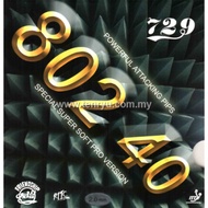 729 802-40 Short Pips Table Tennis Rubber