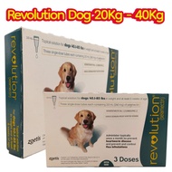 Revolution Dog 40.1-85 lbs Flea Drops 1 box (3 pcs)