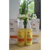 WHITE INC AHA Body Serum 100ML to Whitening and Moist Body Serum Brightening Treatment