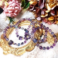 【訂製款 06】螢石 | 同人水晶 DIY設計手鏈