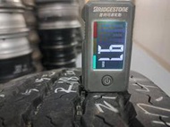 阿傑 中古輪胎 2017年 胎深9.7mm 215/75/17.5C 普利司通 R294 有1條 1條1200