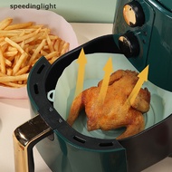 speedinglight 21cm Air Fryers Oven Baking Tray Fried Chicken Basket Mat AirFryer Silicone Pot SDT