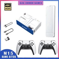 M15 Video Game Stick 4K 64G/128G 20000+  Retro Games Handheld Video Game Console Wireless Gamepads H