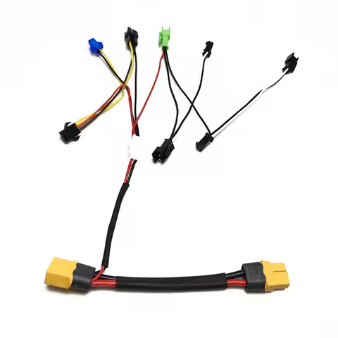 New Electric Bicycle Light Set Cable Connection Line Power Cable Durable Power Supply To Headlight C
