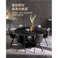 Stone Plate Turntable round Dining Table Marble Turnplate Household Dining Table Countertop Double-Layer Rotating Hotel Customization