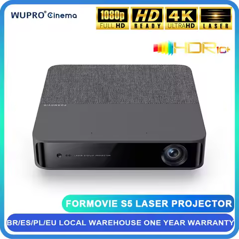 Formovie S5 Laser Projector Mini Portable For Home Theater 1100ANSI Lumens 1080P Full HD Smart TV Ou