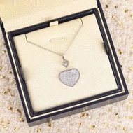 Daigou Version chopard chopard happy hearts Series Peach Heart Necklace V Gold Material Electroplati