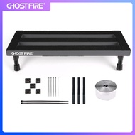 GHOSTFIRE บอร์ดแพดเดิลกีตาร์อะลูมินัมอัลลอยเอฟเฟกต์เบามาก1.1lb Pedalboard19.7 SPL-02 X7