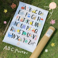 Totful Design ABC Poster Alphabet Poster Kids Learning Poster ABC