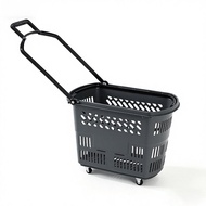 QIAONUAN | Market Shopping Basket Trolley
