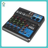 A5 Live Sound Card Mixing Console Mixer for Live Streaming DJ Audio Equipment Professional Audio 5Ch