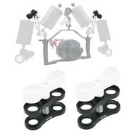 Nitescuba 2 Hole Diving Tripod Adapter for Gopro Ball Mount.