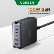 UGREEN 100W GaN 6 in 1 Desktop Charging Station USB-C*4+USB-A*2 Fast Charging For Phone/Laptop/Table