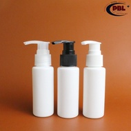 60ml HDPE WHITE PUMP BOTTLE 60ml PLASTIC BOTTLE/ 60ml LOTION BOTTLE/ PUMP NECK CAP 24