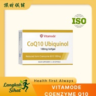 1box free1 vip Vitamode CoQ10 Ubiquinol 100mg Softgel – Active Coenzyme Q10, Energy & Heart Support,