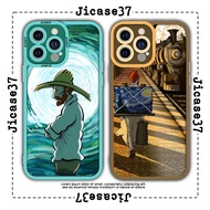 JM CASE Vincent Van Gogh starry night retro square edge iphone CASE 6/6pl/6s/6spl/7/7pl/8/8pl/x/xs/1