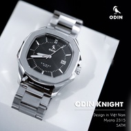 Đồng hồ Nam ODIN Knight Silver chính hãng thiết kế Việt Nam chống nước 5ATM - TẶNG KÈM DÂY ĐỒNG HỒ