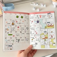 2026 New chiikawa Jiyika Wow Schedule Book High Color Value B6 Color Page Hand Account Month Plan No