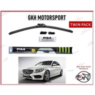(Free Gift) Mercedes Benz C250 PIAA SI Tech Silicone Soft Wiper Blade