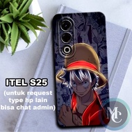 CC4 Flexible rubber softcase for ITEL S25/ one piece anime character Motif ITEL S25/case ITEL S25/si