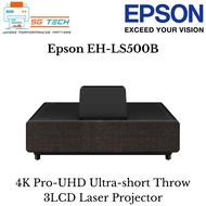 Epson EH-LS500B 4K Pro-UHD Ultra-short Throw 3LCD Laser Projector EHLS500B EH LS500B LS500 500B 500