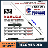 Joran pancing Kenzi corona panjang 180 cm 602 sambung dua section pilihan 10 lb 17 lb 20 lb - Tongka