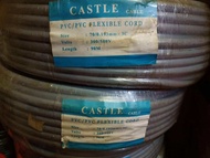 Castle Cable 70/0.193mm x 3Core PVC Flexible Cord 90m