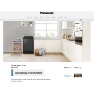 PANASONIC NEW 15.5kg Powerful Clean & Convenient Top Load Washing Machine NA-FD155X3BT