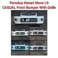 Perodua Kenari Move L9 Casual Front Bumper With Grille & Fog Lamp Holes / Bumpers Depan