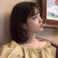 30cm 100% Human Hair Wigs Bobo For Women Short Wig Hair Modern Style Full Machine Wig Fashion Type F