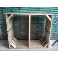 KAYU Spanram wood 50x70 60x60 60x70cm frame wall decoration
