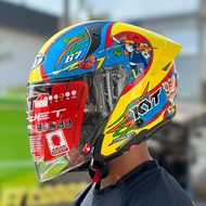 READY STOCK♨️MERDEKA 67♨️ KYT TTR Jet Limited Edition Double Visor  Helmet