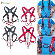 [Predolo] Upper Body Harness Ascending Adjustable Fixed Belt Caving Canyoning Rock Climb