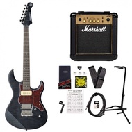 YAMAHA/Pacifica 611VFM TBL Translucent Black Marshall MG10 Amplifier Included Electric Guitar Beginn