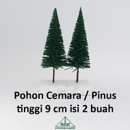 Miniature Pine Tree / Pine Tree Model MH Height 9 cm