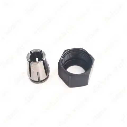 Iron Chuck Cap Nut part Collet 6mm cone Replace for 193012-1 763645-2 GD0800C GD0810C GD0811 Power t