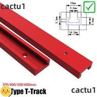 CACTU 1Pcs T-Track, T Slider Fixture Slot Slide 300-600mm T-Slot Track,  Slide Guide Rail 19 Type 19