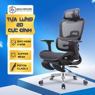 Ghế công thái học Nghia Furniture Mirai Pro Tựa lưng tùy chỉnh 2D piston class 4 ngả ghế 135 độ bảo